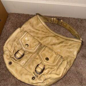 Marc By Marc Jacobs Cream Leather Hobo Bag